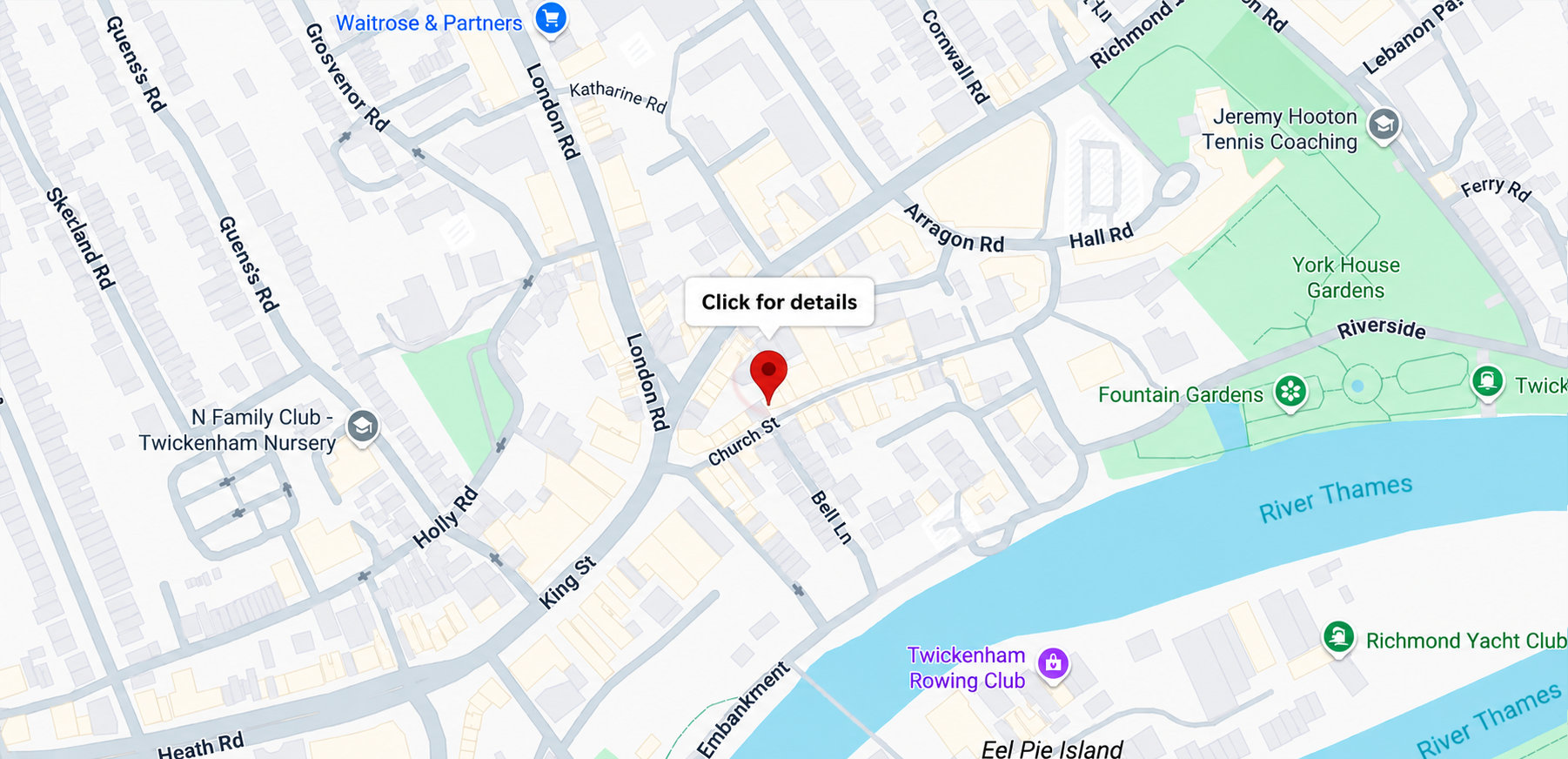 google location map masaniello restaurant twickenham